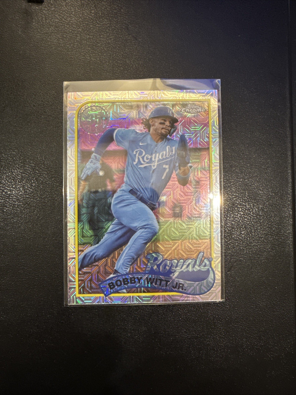 2024 Topps Series 1 - Silver Pack Bobby Witt Jr. 1989 Topps Chrome Mojo #T89C-85