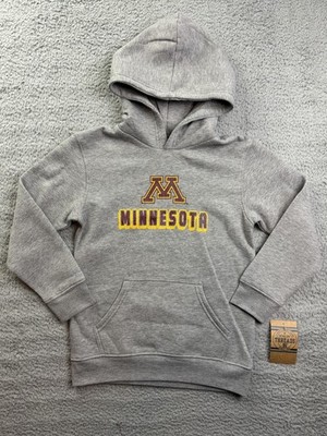 Minnesota Golden Gophers Hoodie Boys Medium Gray NCAA Football Rivalry Threads