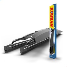 HYBROX FRONT Scheibenwischer U126X, Länge 600 mm / 600 mm – Set für Frontscheibe