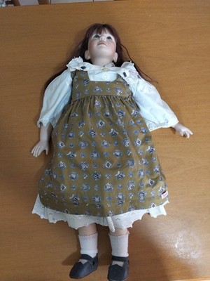 Sigikid Art Doll Ceramic Doll 68cm. Good Ceramic Condition