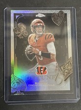 Topps Chrome Fortune 15 Joe Burrow Bengals NFL Refractor