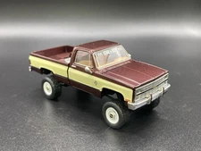 1983 Chevy Silverado Lifted 4x4 Truck 1/64 Diecast Custom Mini GT Kaido House