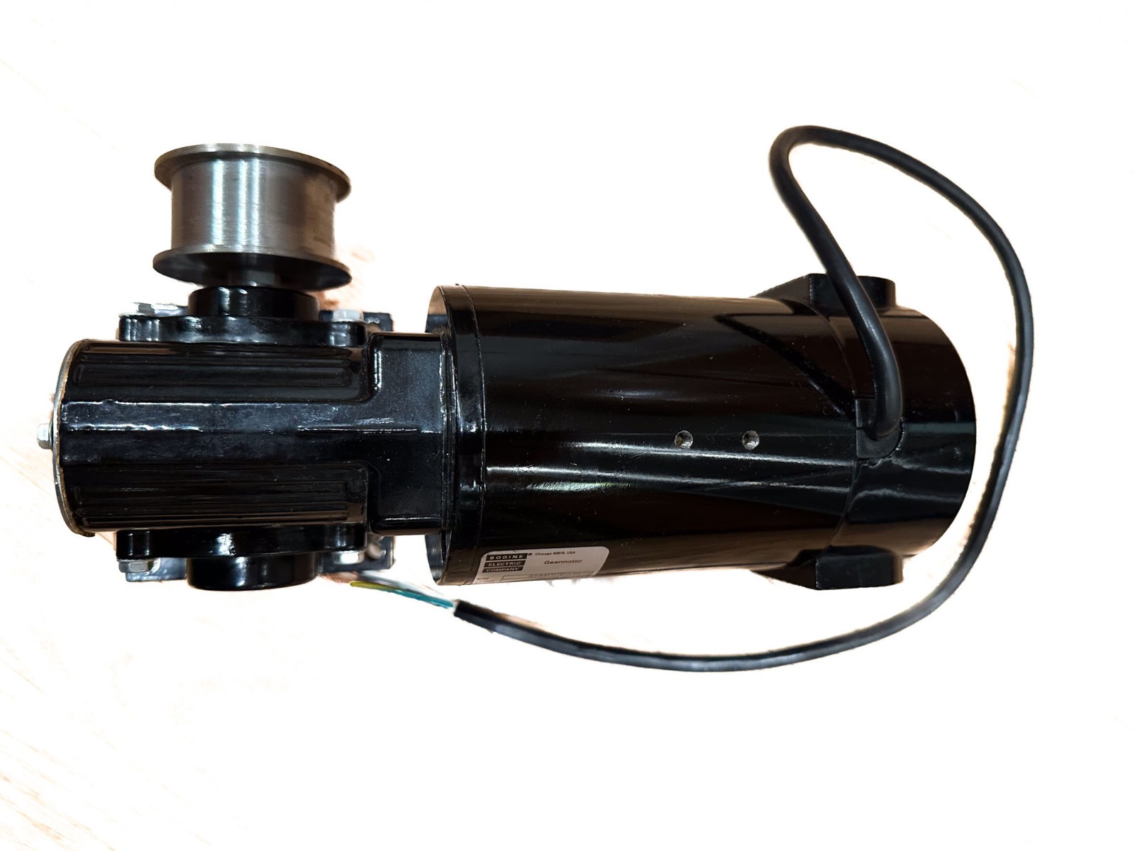 Bodine Electric Company 33A5BEPM-5F Right Angle DC Gearmotor 1/8hp 130v RPM 62