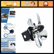 Spinning Propeller Trailer Tow Hitch Cover For 2 Receivers - Unique Accessory Spinning Propeller Trailer Tow Hitch Cover For 2 Receivers - Unique Accessory
