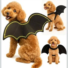 Halloween Dog Bat Wings Costume - Pet Costume for Party Puppy Apparel for Small