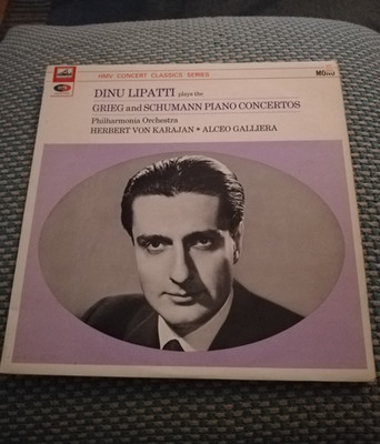 Dinu Lipatti Robert Schumann / Edvard Grieg / Piano Concertos/Karajan/LP/ L 413