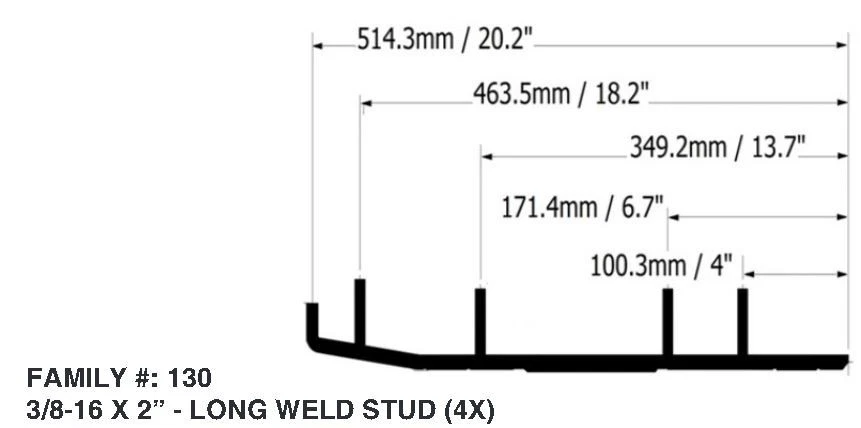 6"" Dual Carbide Runners For 2012 Arctic Cat F1100 (sold in pair) - Image 2 of 2