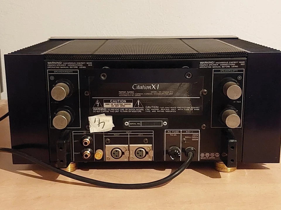 Harman Kardon Citation Amp X-I X 1 Verstärker - Schwarz - Bild 4 von 4