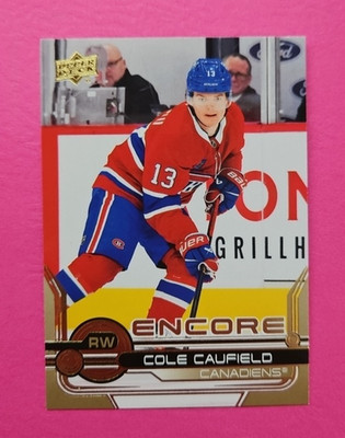 Cole Caufield - Canadiens - 2024-25 UD Extended - Encore Insert - #E-22 - Gold