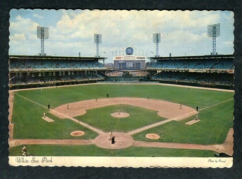 2 Comiskey Park Chicago White Sox Park Baseball Stadium Postcards City Beautiful - Picture 5 of 6