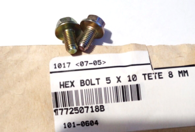 Ducati Hex Bolt 5X10 NOS 77250718B Qty. 2 (L-8219) | eBay
