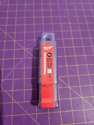 Milwaukee HSS-G Metallbohrer 3,0x61 mm 10 Stück(0,8/Stück)