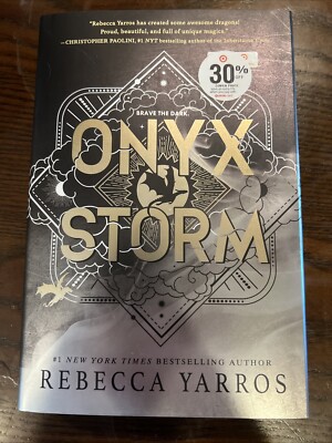 Onyx Storm Target Exclusive Edition by Rebecca Yarros Hardcover NEW Shipping NOW