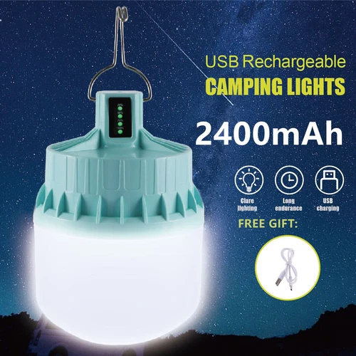 Solar Portable Rechargeable Led Camping Lantern Flashlight Lamp Workshop Lamp
