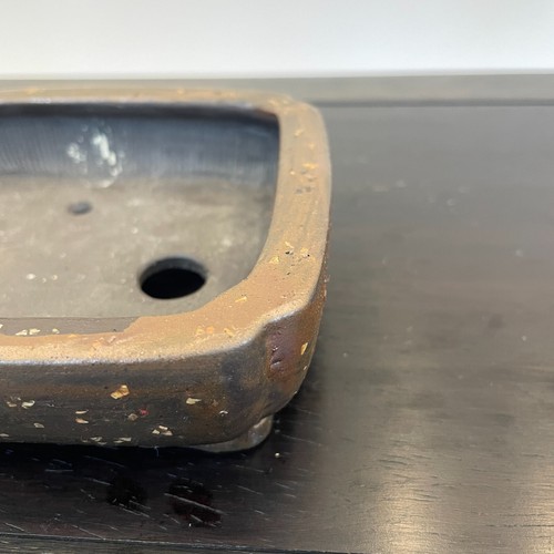 Japanese Bonsai pot "HEIAN KOSEN 平安 虹泉" W:5.3in/L:4.5in/H:1.6in From JAPAN #008 - Picture 7 of 12