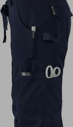 NWT Koi Classics Womens Lindsey Drawstring Small Blue Cargo Scrub Pants 701-12
