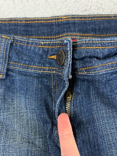 Denim Co Pants Womens 14 Blue Denim Jeans Flared Cotton Blend Low Rise 33x30 - Picture 5 of 16
