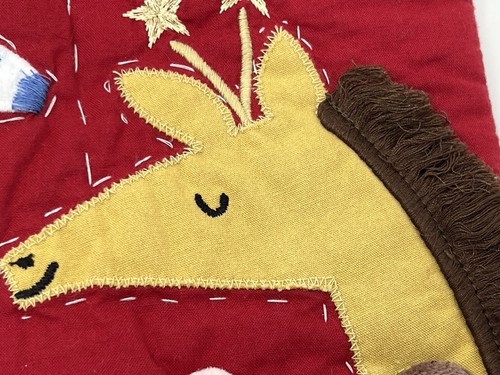 Pottery Barn Kids Safari Animals Quilted Christmas Stocking_New With Tag - Picture 11 of 12