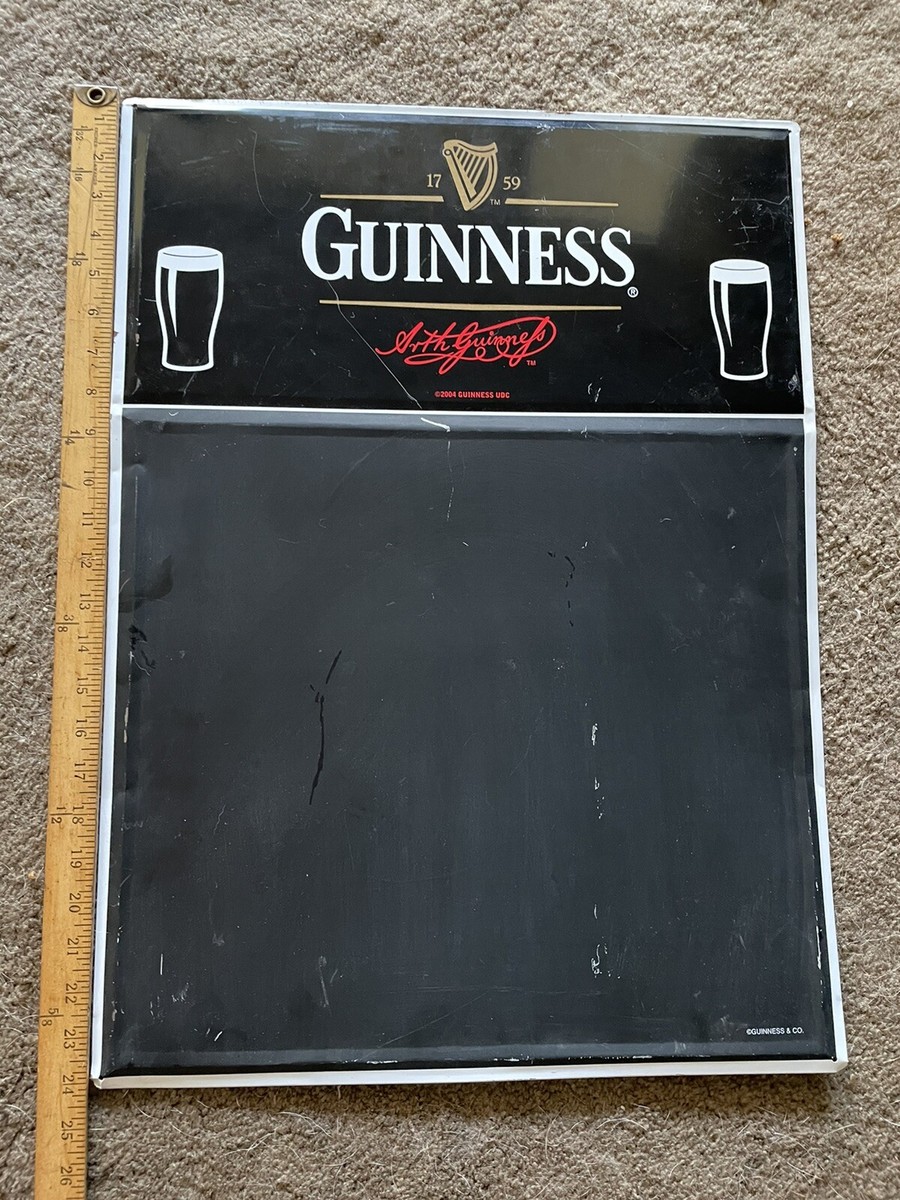 Guinness メニューボード　　看板　未使用 非売品 GUINNESS ギネスビール ディスプレイスタンド メニュー