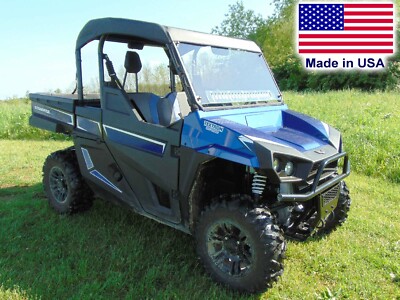 ROOF & HARD WINDSHIELD Combo for Arctic Cat Stampede - Travels Highway Speed