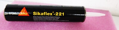 SIKAFLEX SIKAFLES 221 BLACK; ONE COMPONENT ADHESIVE/SEALANT (90893) (LOT OF 4)