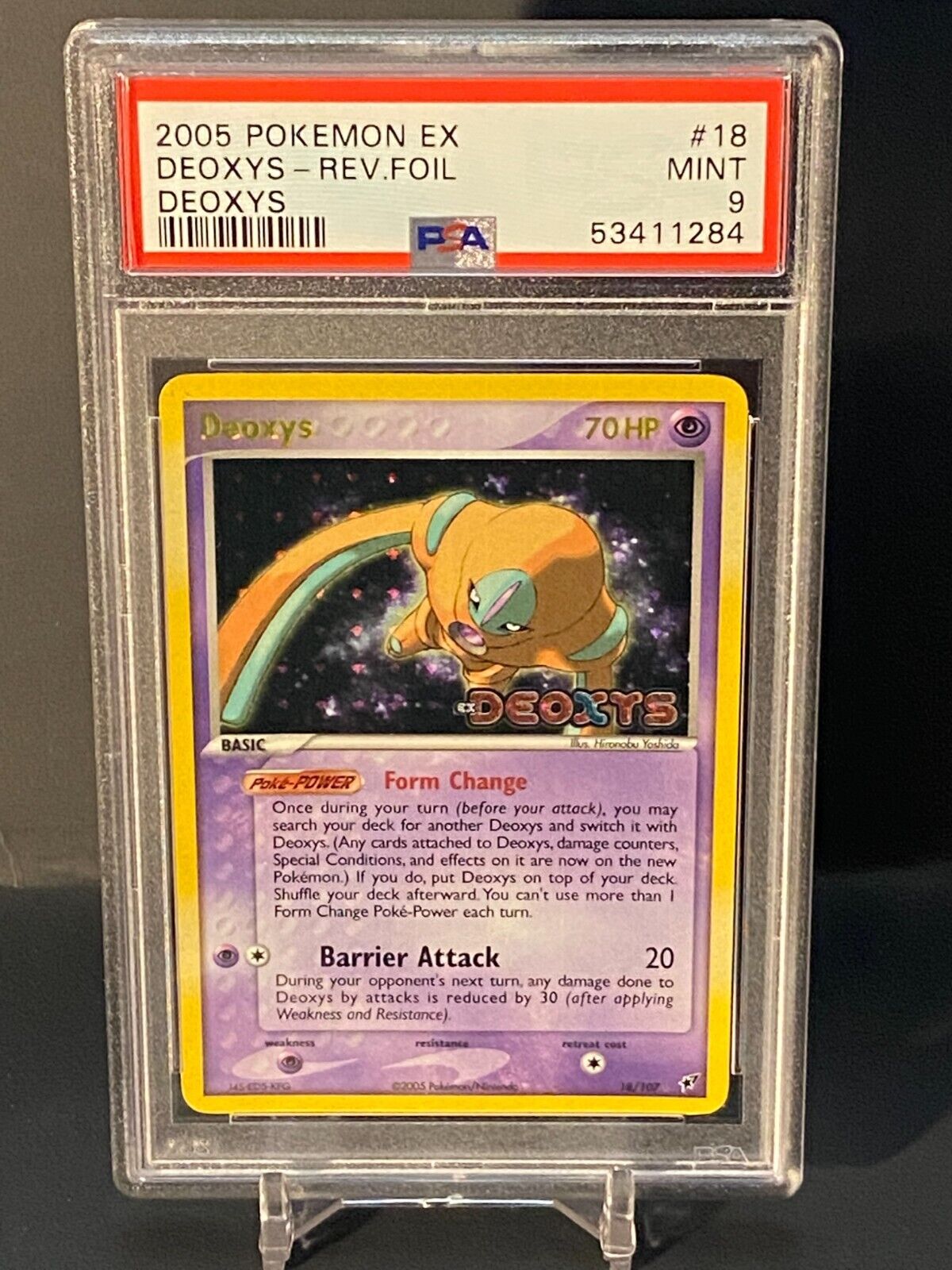 Pokemon Deoxys - 16/107 EX Deoxys Deck Exclusives Deoxys HOLO Rare