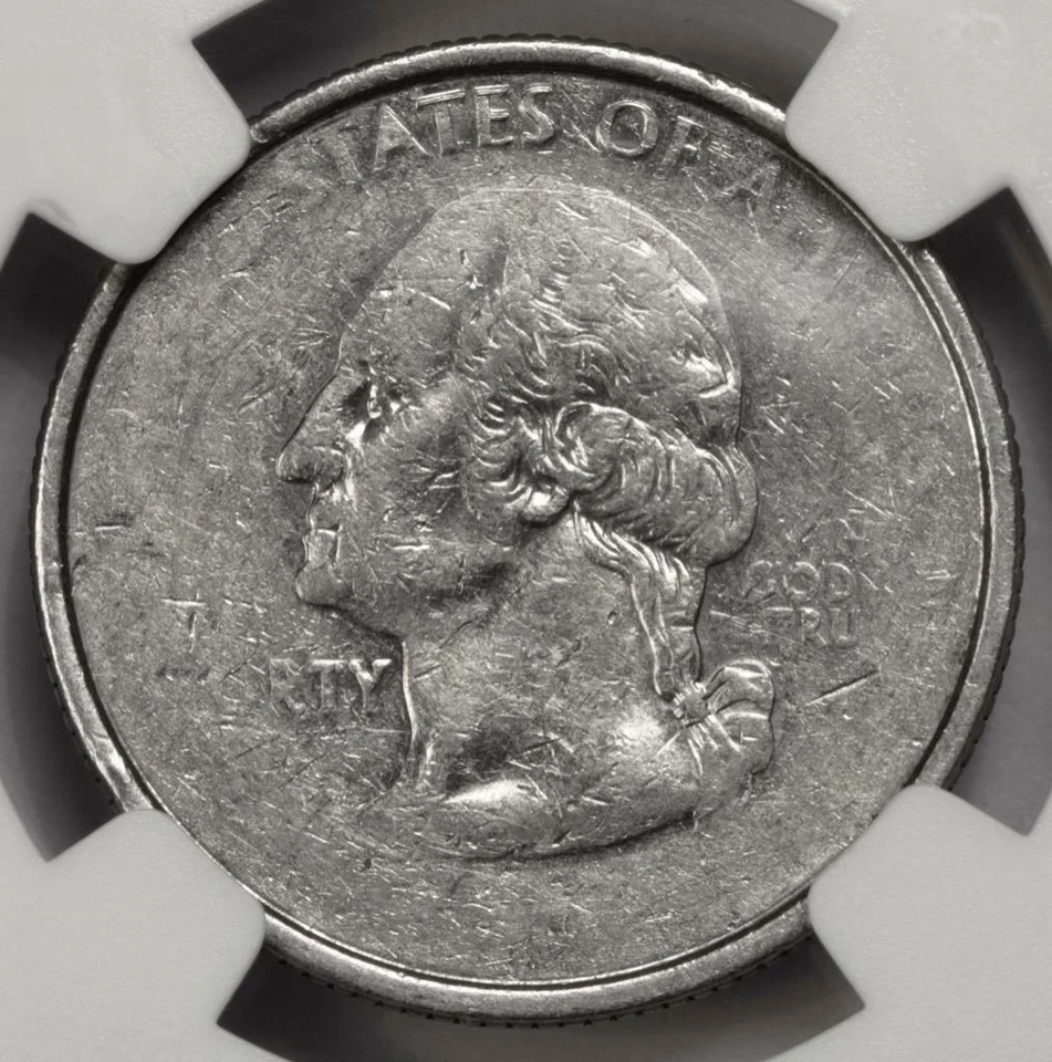 2002 NGC Major Struck Thru Tennessee Quarter Mint Error Rare - Image 3 of 4
