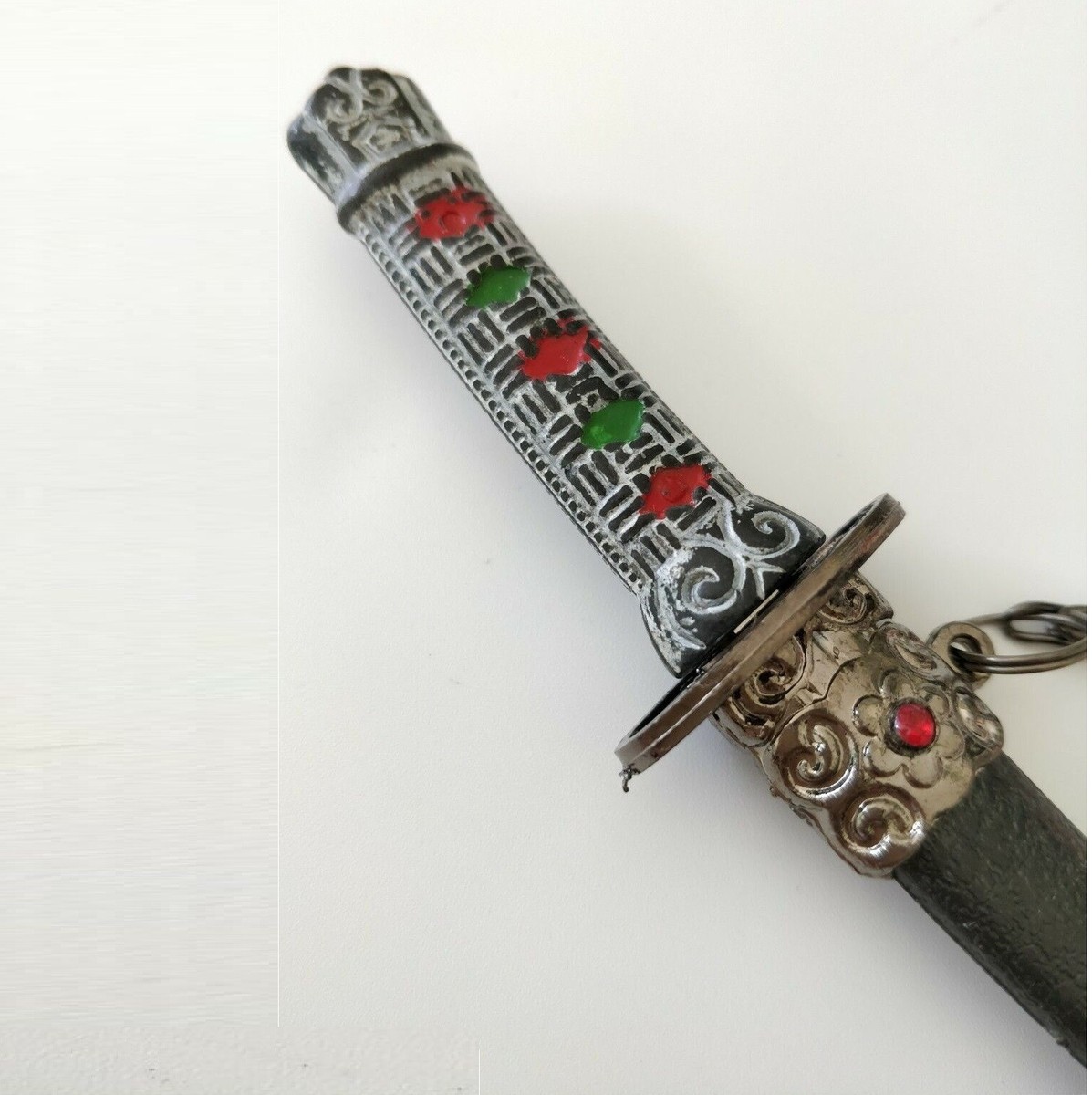 Mini Japanese Samurai Katana Sabre Sword Mini Leather Replica
