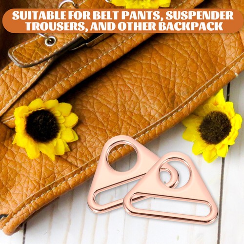 2 Pack Underwear Adjustment Buckle DIY Triangle Buckles Adjustable Crafts - Picture 2 of 12