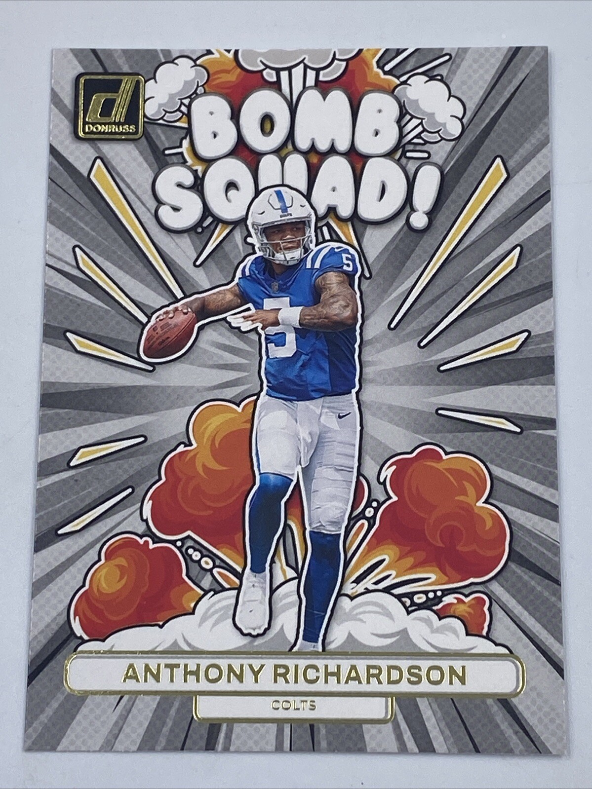 Anthony Richardson 2023 Donruss Football Rookie Bomb Squad Insert #BS-1 Colts RC