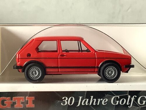 ✅ Wiking Foundation Car Museum 1:87 Volkswagen 30 years Golf GTI (DL61-24R9/3/1)-1 - Picture 1 of 6