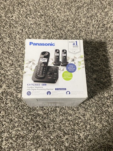 Panasonic Cordless Telephone With Digital Answering Machine KX-TG3683 Read* - 第 1/3 張圖片