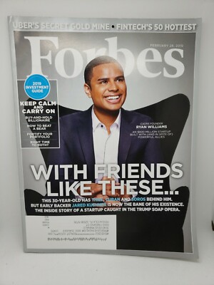 FORBES MAGAZINE FEB 28 2019 Ryan Williams Uber Keep Calm and Carry On