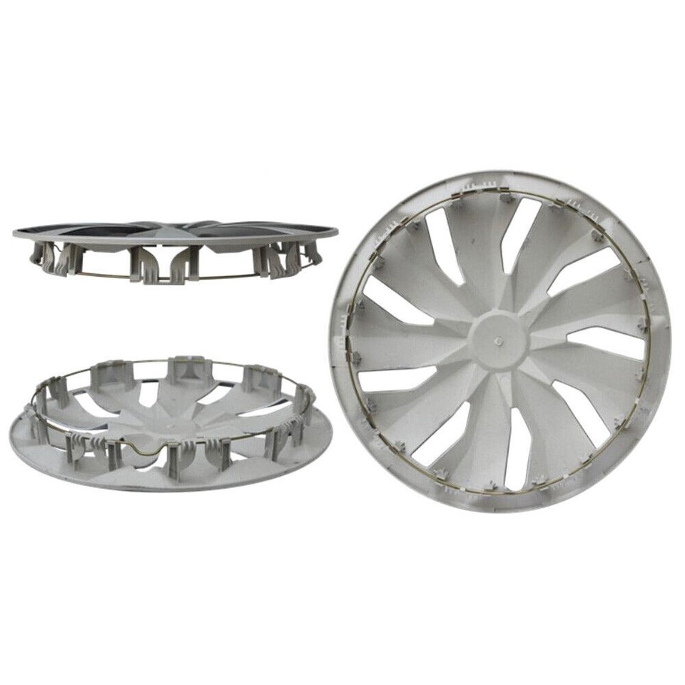 ECCPP Universal Wheel Covers - Set Of 4 For 15 Inch Rims, Snap On Hubcaps-1012951