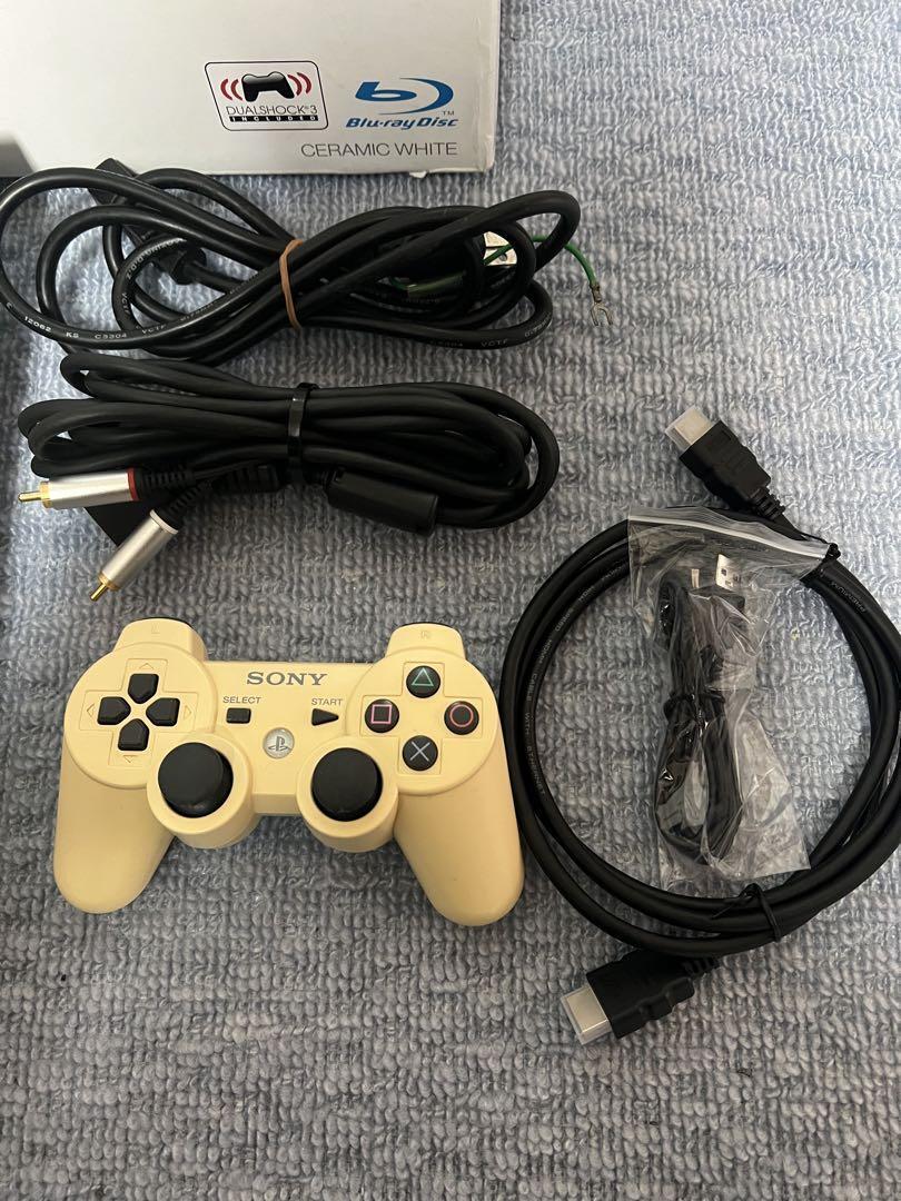 プレイステーション3 HDD 80GB CECHL00 CW PS3 Ceramic White 80GB CECHL00 CW Console Boxed Tested