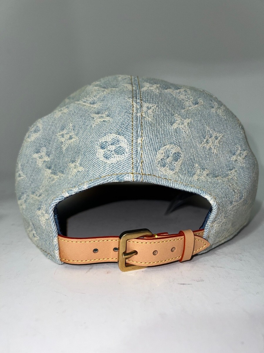 Louis Vuitton Monogram Legacy Cap Light Blue Denim LV Logo  display picture 1