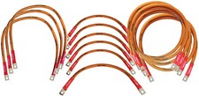 EZ GO TXT 13 pc Golf Cart Battery Cable Set 4GA KIT 100 Copper 4AWG USA MADE
