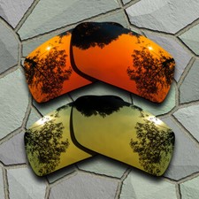 Red Orange Golden Lenses Replacement For-Spy Optic Logan Polarized
