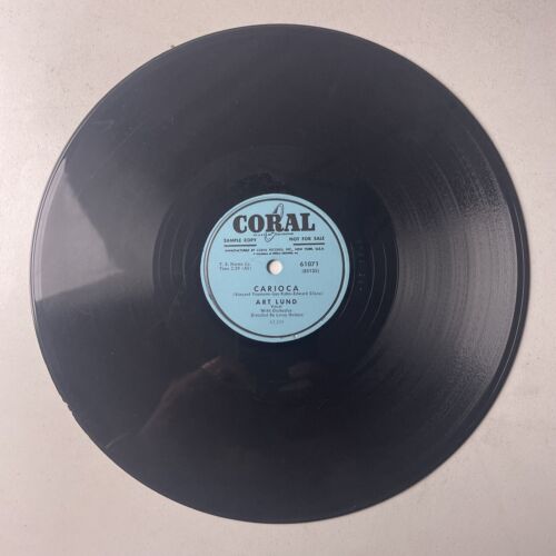 10" 78 RPM-Art Lund-Carioca/It Looks Like Rain in Cherry Blossom Lane/61071 - Imagen 2 de 4