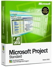 Microsoft Project Standard 2002 - Complete Package - 1 Client - Std - CD in Box