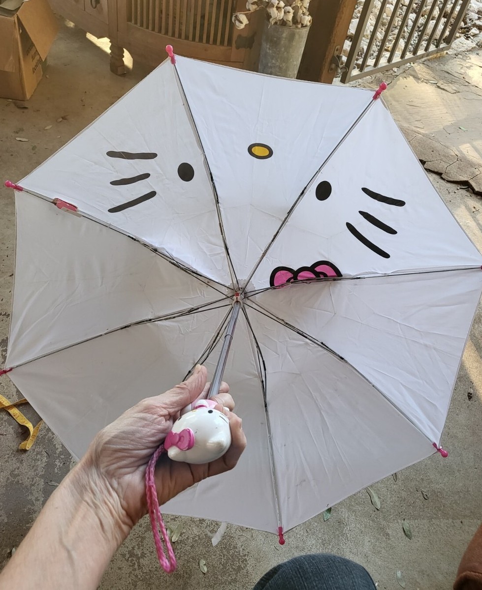Classic Sanrio Hello Kitty Girls Kids Umbrella 2013 white | eBay