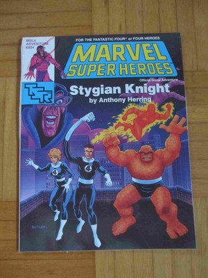 MARVEL SUPER HEROES Stygian Knight MSL4 Official Game Adventur map token tsr rpg