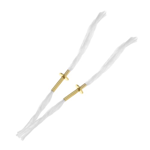 6 PCs Kerzen Docht Ersatz Legierung Legierung Dochtrohr Kerosinlampe Öllampen - Bild 8 von 12