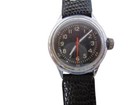 WALTHAM FSSC-88-W-800 US Navy Military Wristwatch SS Black Hand-Winding Auth