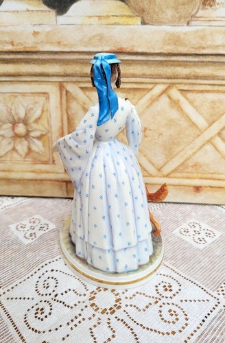 Royal Worcester Figurine "Felicity" Victorian Series Ltd Edt, Lady with Dog - Picture 6 of 8