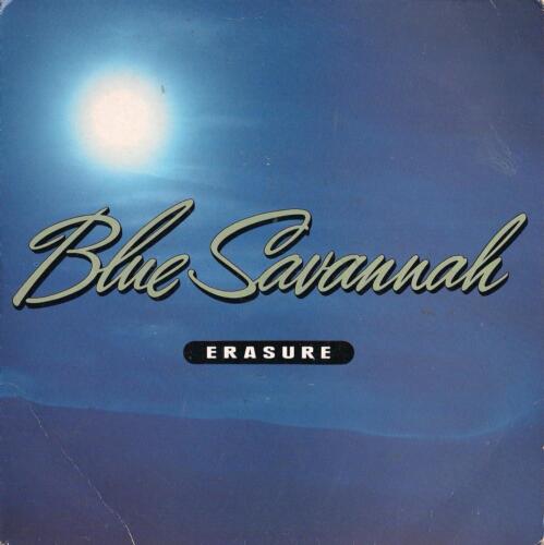 Disco 45 Tours Erasure - Bleu Savannah / Habillage On The Underground - Photo 1/1