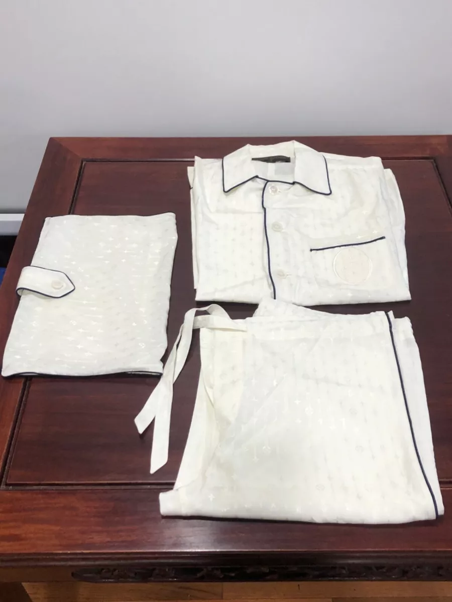 louis vuitton silk pajama set