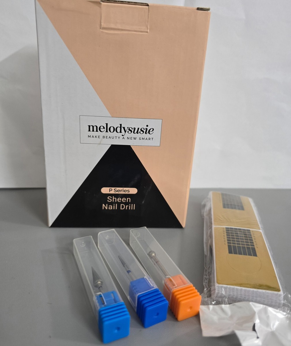 Melody Susie P Series Sheen Portable Black Electric Nail Drill