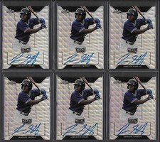 2018 Leaf Metal Draft JAMESON HANNAH Silver Wave Prismatic Auto RC Rockies