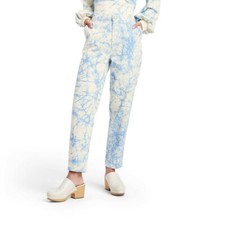 Women's Marble Print High-Rise Tapered Jeans - Rachel Comey x Target Blue 16